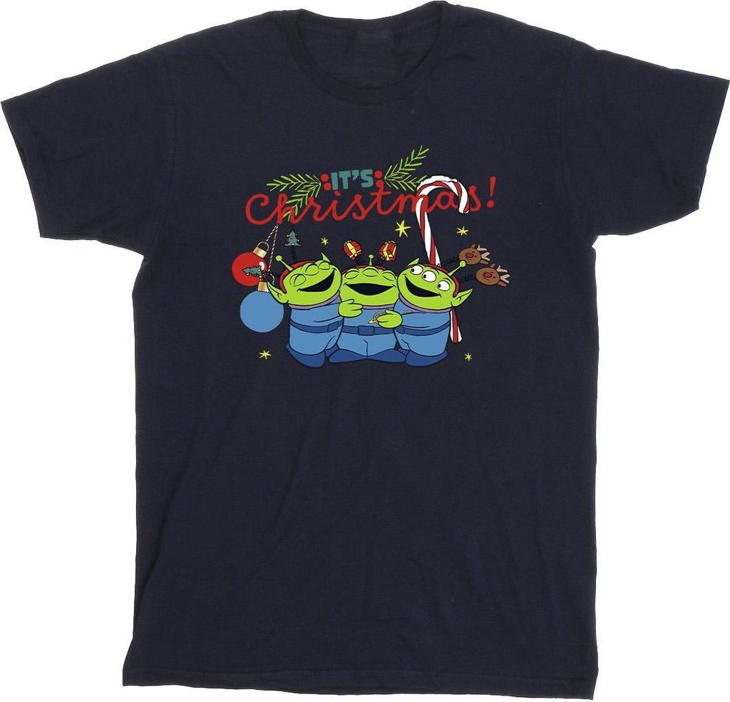 Toy Story - T-Shirt für Mädchen - weihnachtliches Design BI54520 (152-158) (Dunkles Marineblau)