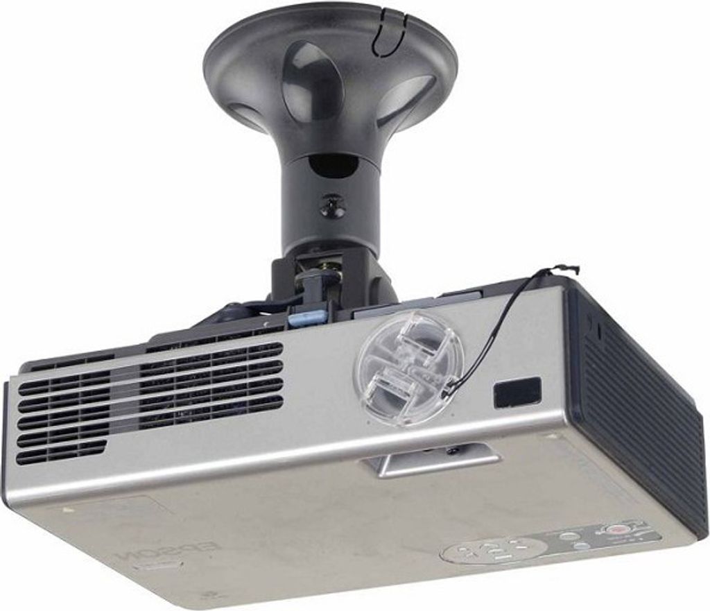Der Deckenständer BEAMER-C50 ist ein universeller Deckenständer für Beamer und Projektoren. Höhe: 18.5 cm. - max. 10 kg Traglast - Schwarz