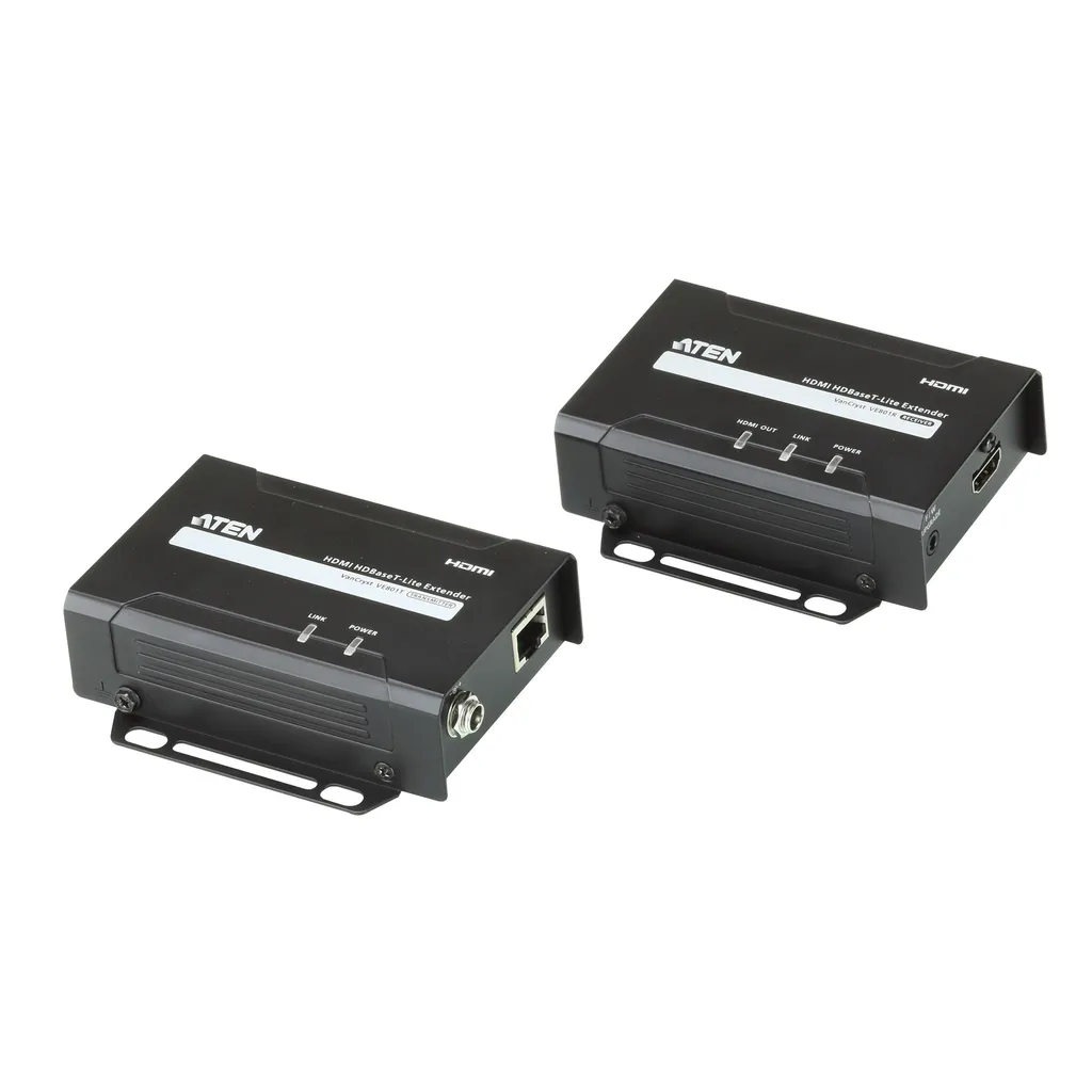 Aten VE801 HDMI HDBaseT-Lite Extender : Extension de Signal HD 4K sur 70m