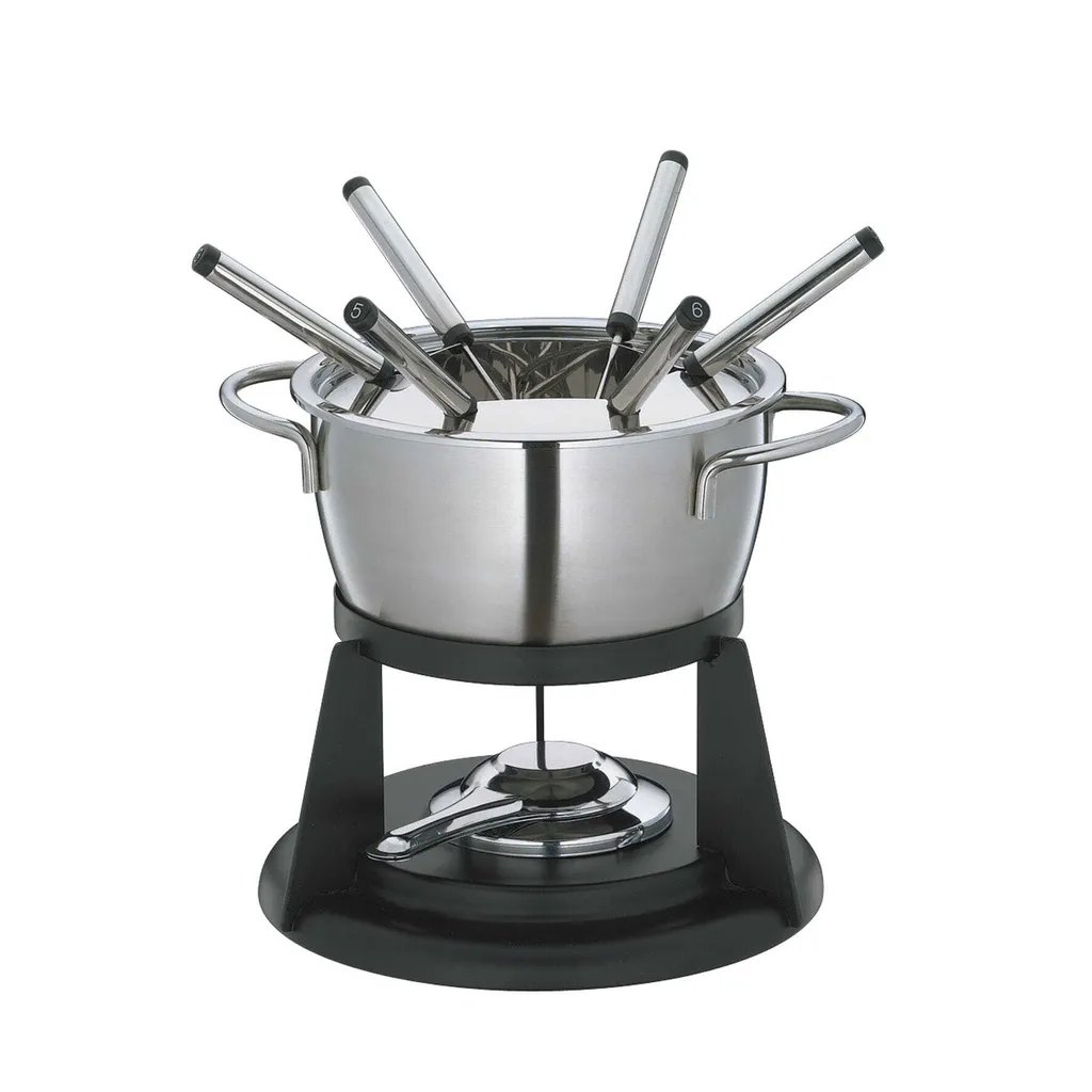 Set fondue St. Moritz Küchenprofi anti-éclaboussures en inox durable