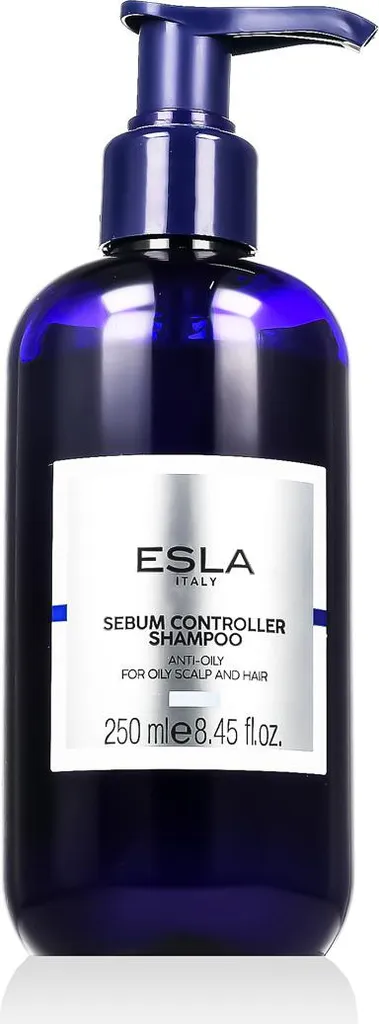 ESLA Italy Shampooing régulateur de sébum 250 ml pour cheveux gras