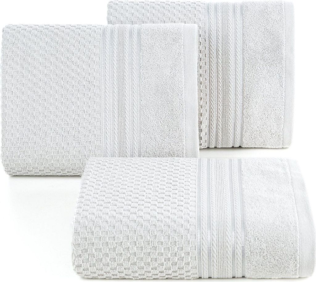 Eurofirany 463157, 50 x 90 cm, Baumwolle, Silber, 1 Stück(e)