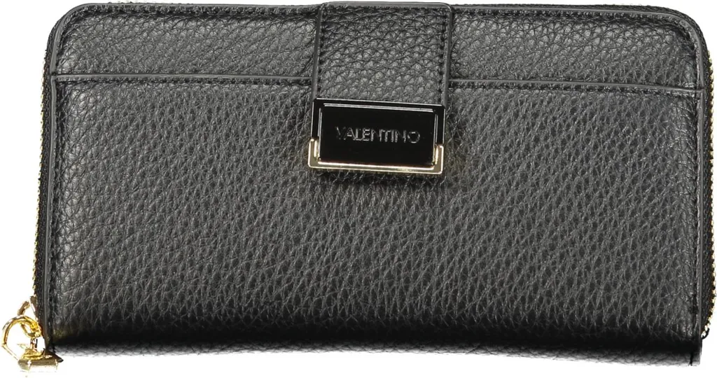 Portafoglio Piccolo Donna Nero con 6 Scomparti - Design con Logo 2026