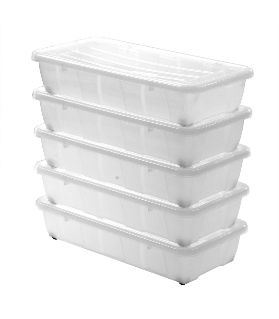 Opbergbox, container onder het bed, 30 liter, met deksel, Productafbeelding 
