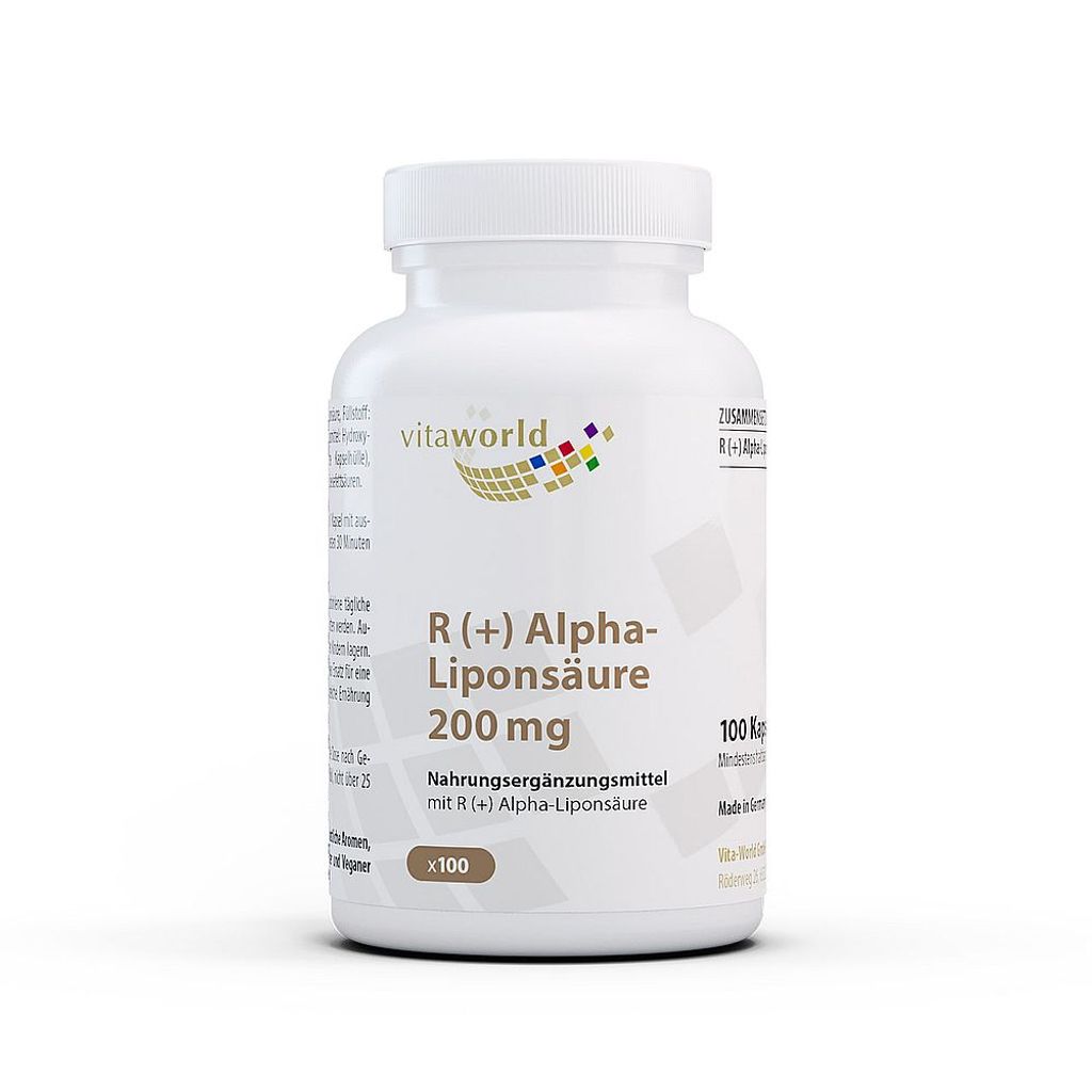 R (+) kyselina alfa-lipoová 200 mg (100 Kps) Obrázek produktu 