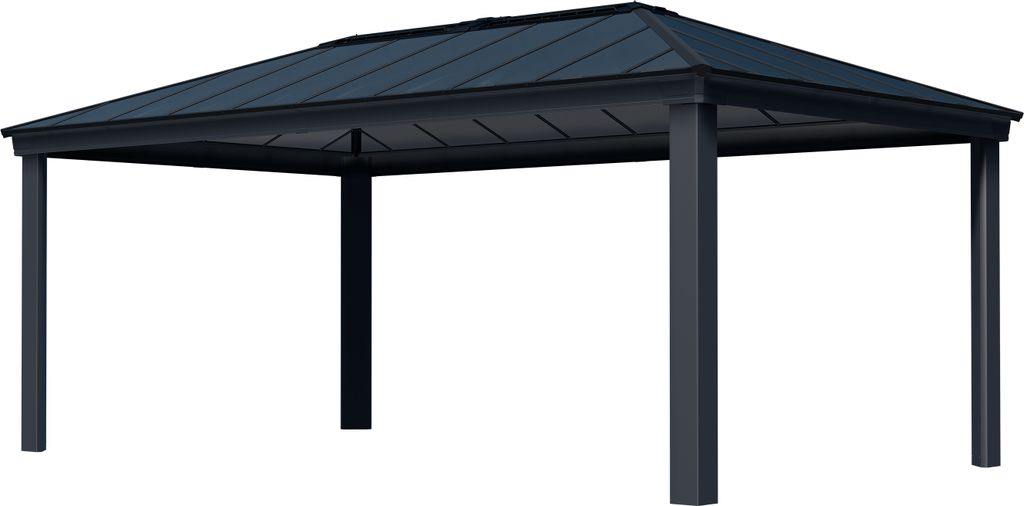 Gazebo de jardin 611,5x363,5cm gris - Palram - 706083 - Image du produit 