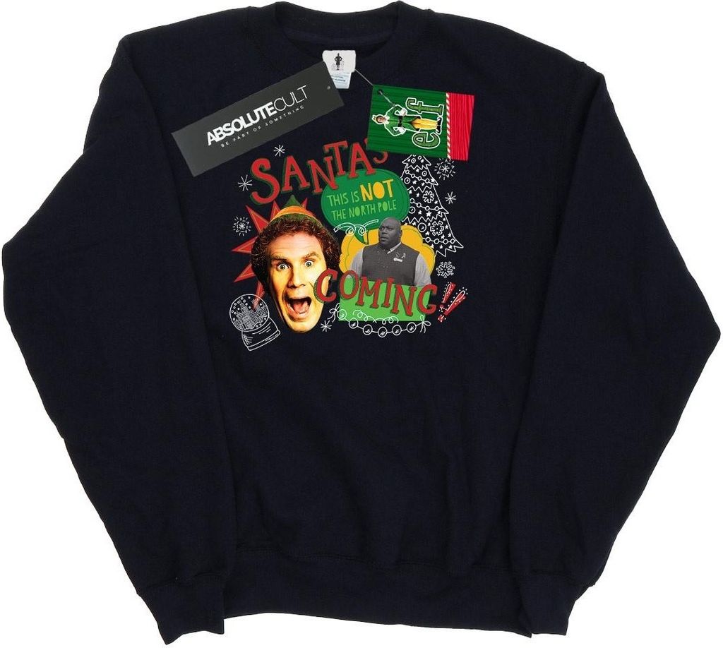 Elf - Sweatshirt für Damen BI5461 (S) (Schwarz)