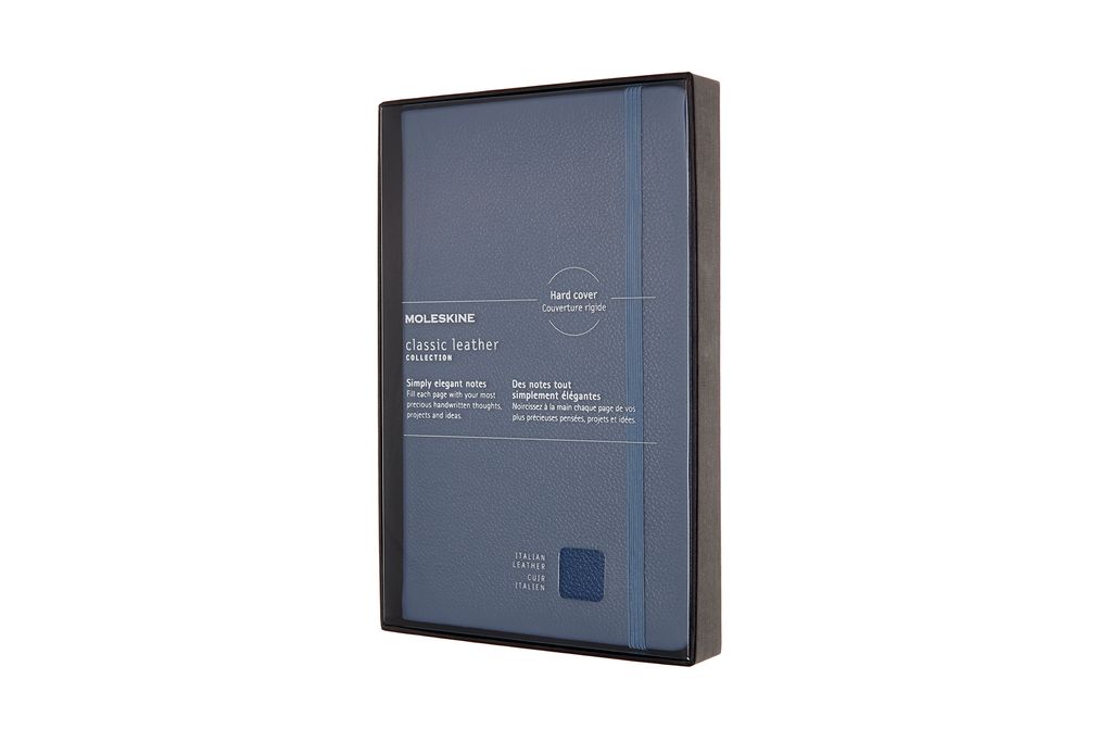 Moleskine Notizbuch, Fester Ledereinband, Groß (13x21), Produktbild 