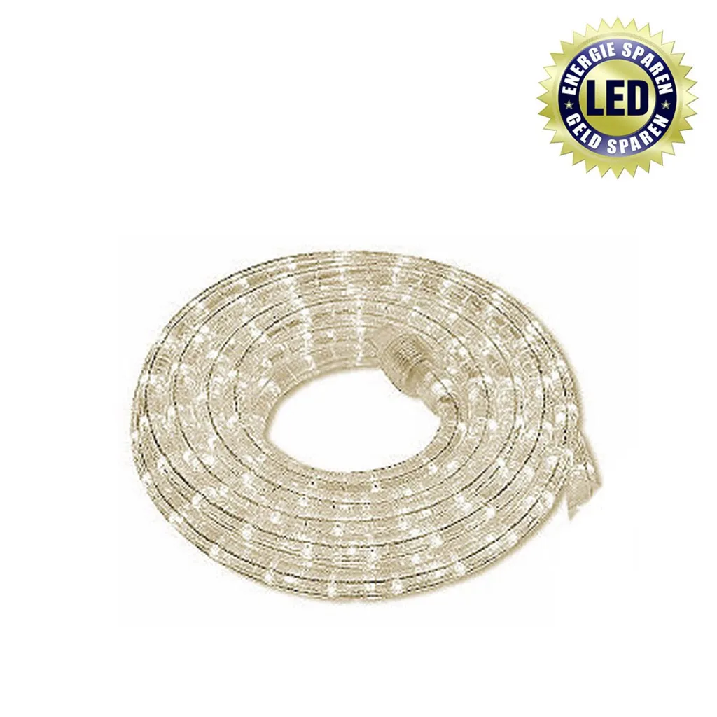 Guirlande tube LED blanc chaud flexible 9 mètres éclairage festif jardin