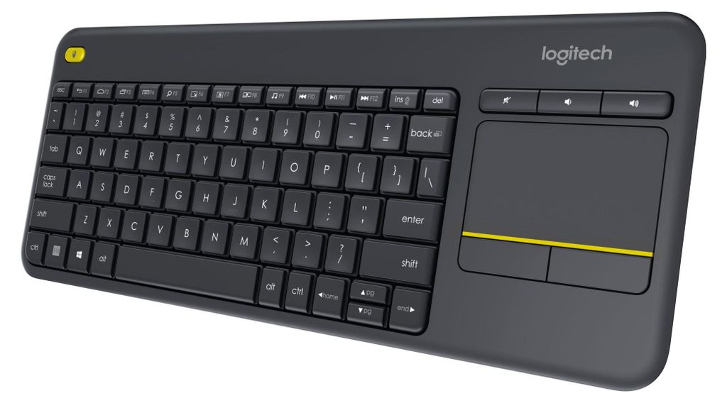 TAST Logitech Wireless Touch Keyboard K400 Plus - Tastatur - drahtlos - 2.4 GHz
