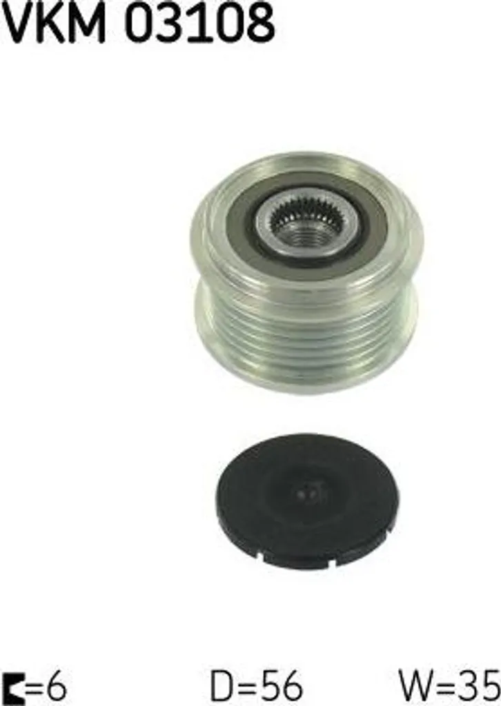 Offerta SKF VKM 03108 Ruota Libera Alternatore OE 9949580 Ducato
