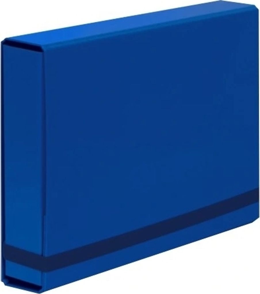 Copertina per documenti A4 con elastico - Blu, protezione Immagine del prodotto 