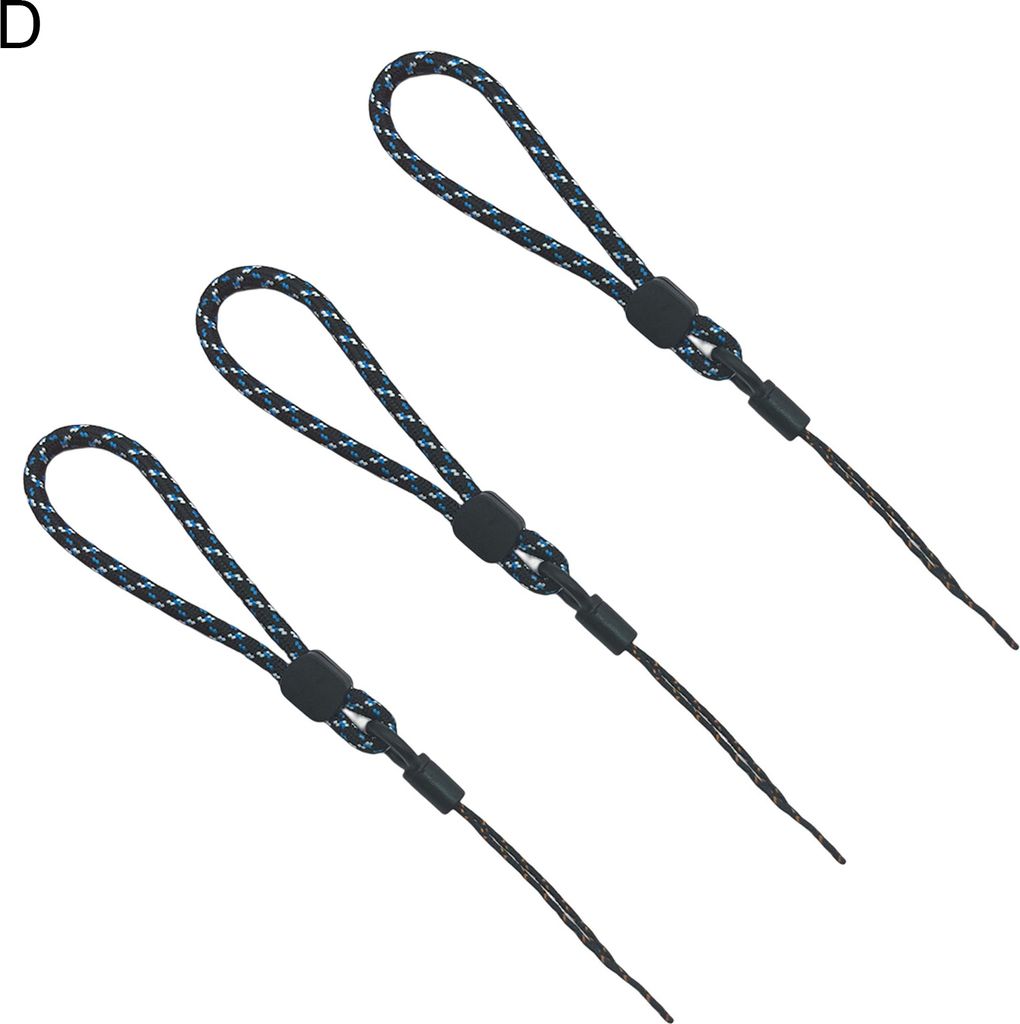 3pcs Telefon Lanyard Tragbare verstellbare Anti-Lost-Handy Handgelenksgurt Lanyard Telefonzubehör-D