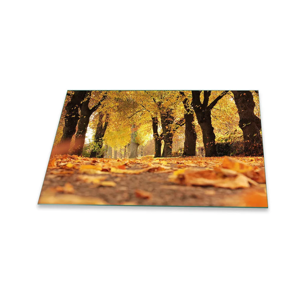 Vetro di Protezione Luxury 80x52 Marrone Naturale - Copri Piano Premium