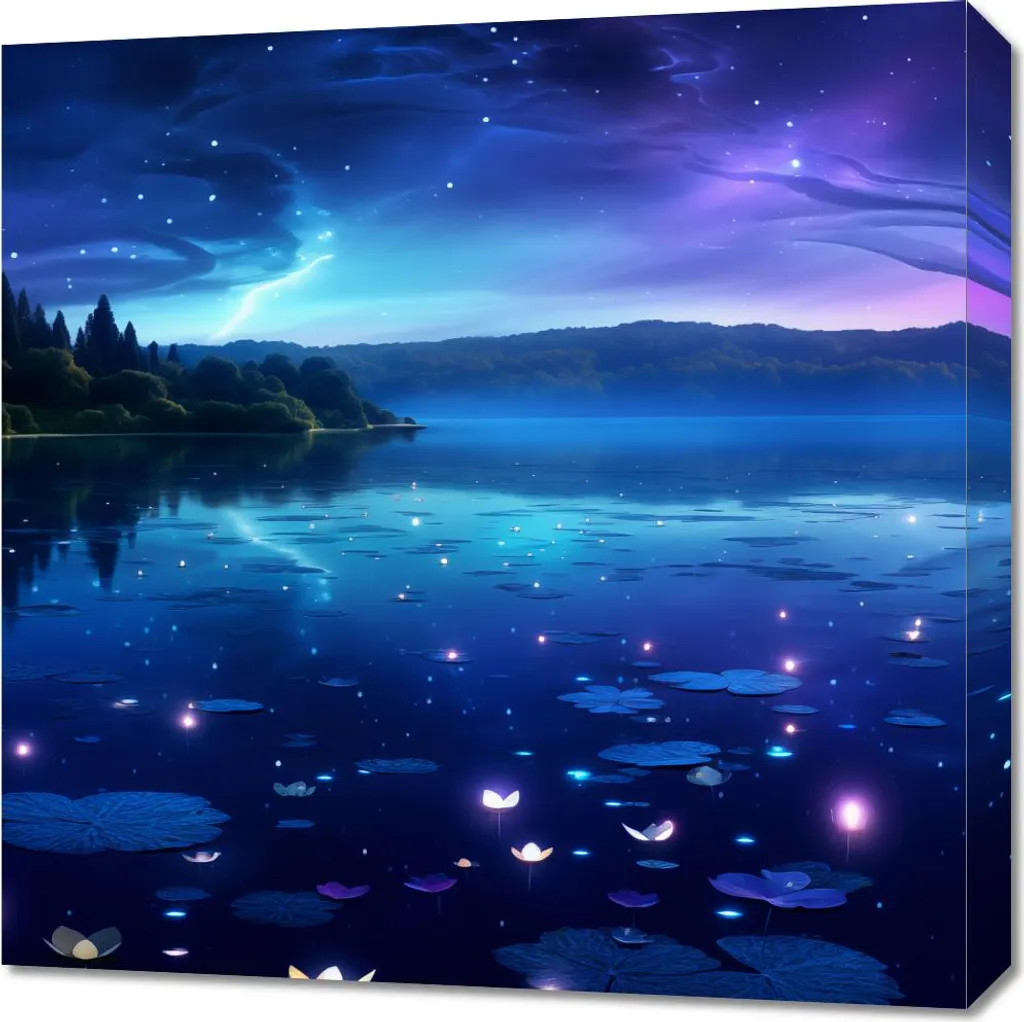 Quadro 60x60 cm Sussurri delle lucciole | Trend Arredo 2024