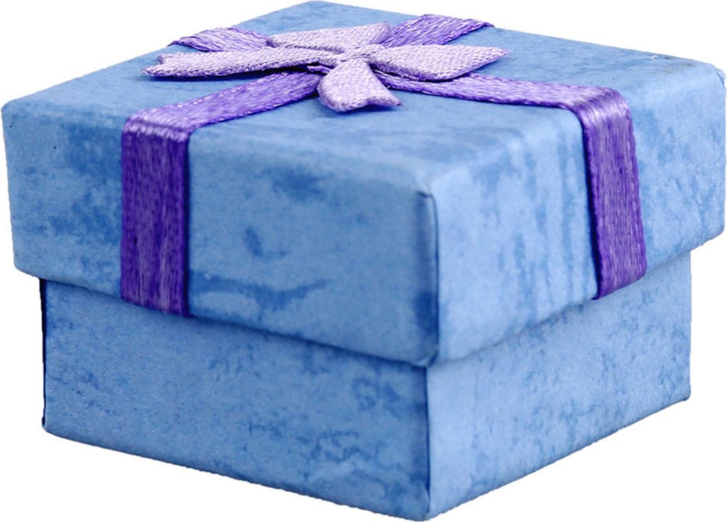 24-teilige Schmuckschatulle, wiederverwendbar, umweltfreundlich, quadratische Form, Schleifen-Design, Geschenkbox für Ringe