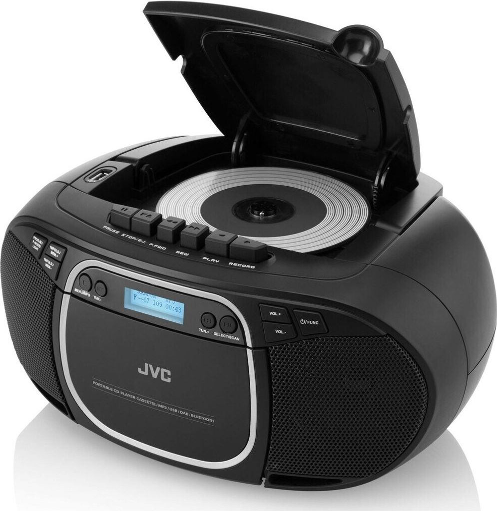 JVC Boombox black RC-E561B-DAB Zdjęcie produktu 3