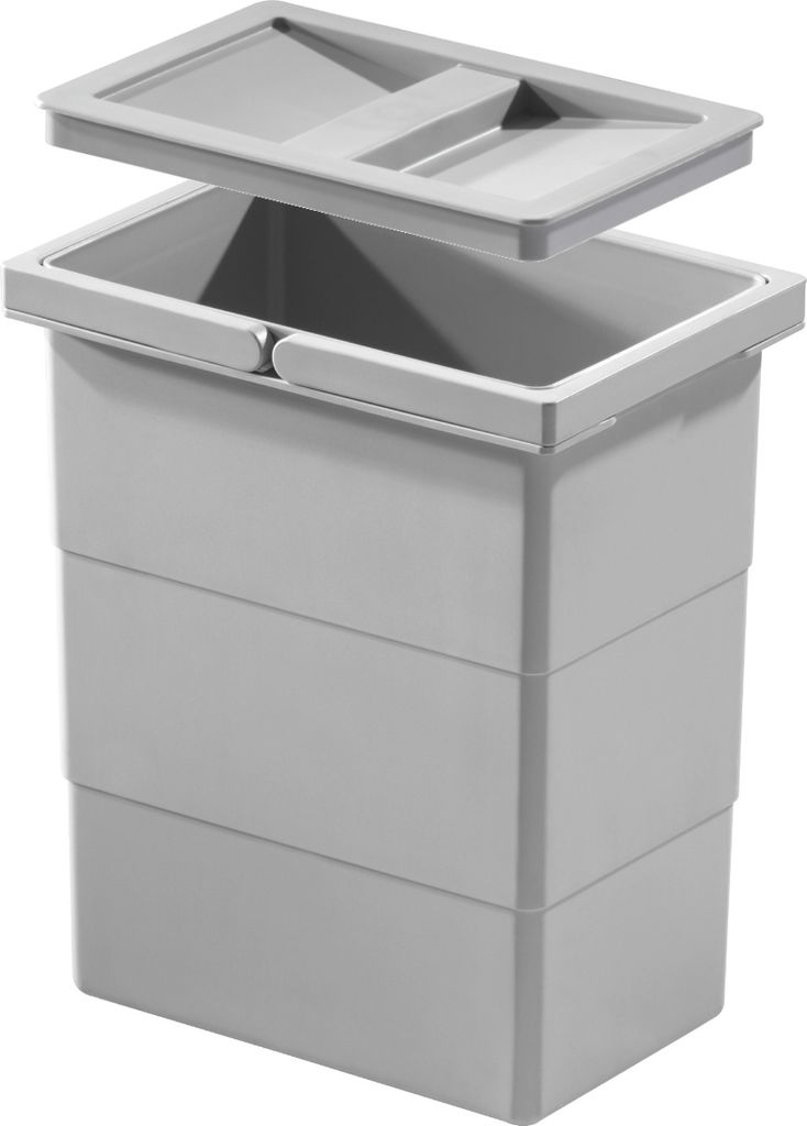 Hailo Seau intérieur 1102439 gris clair 7 L 226 x 156 x 255 Image du produit 