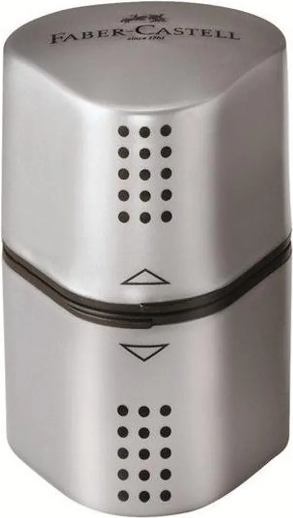 Temperamatite Faber-Castell Grip 2001 Trio Argento - Strumento da Disegno