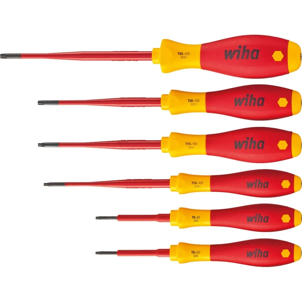 Set Cacciaviti Wiha 36558 Torx VDE SlimFix | Utensili Professionali 1000V