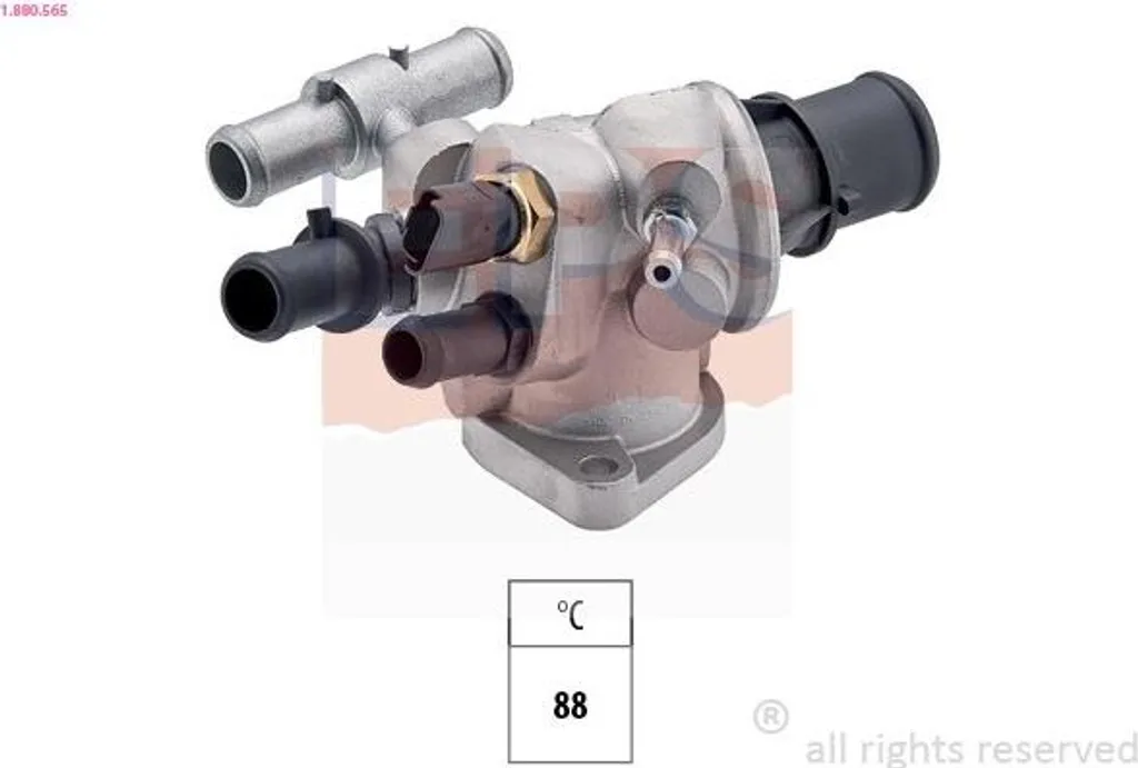 Thermostat Alfa Romeo 156 2.4 JTD 88C - Boîtier de Température Lancia