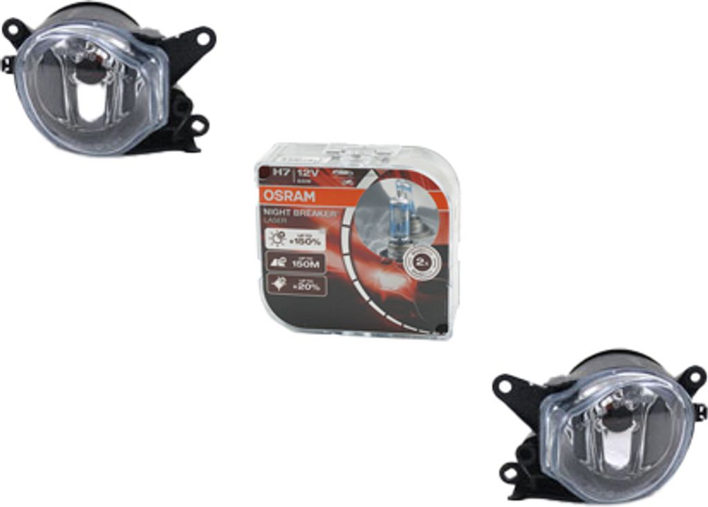 Nebelscheinwerfer + Osram Night Breaker Laser passend für Audi A4 8D Set L+R 8D0941699B 8D0941700B Johns