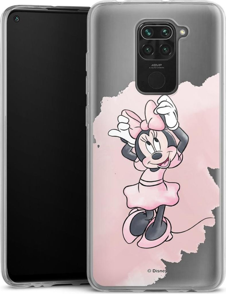 DeinDesign Slim Hülle für Xiaomi Redmi Note 9 Silikon Case Ultra Dünn Handyhülle Disney Mickey & Minnie Mouse Motiv ohne Hintergrund