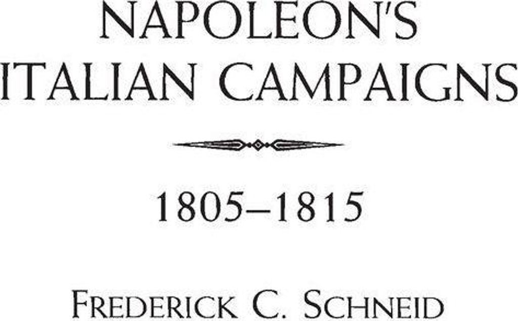 Napoleon's Italian Campaigns