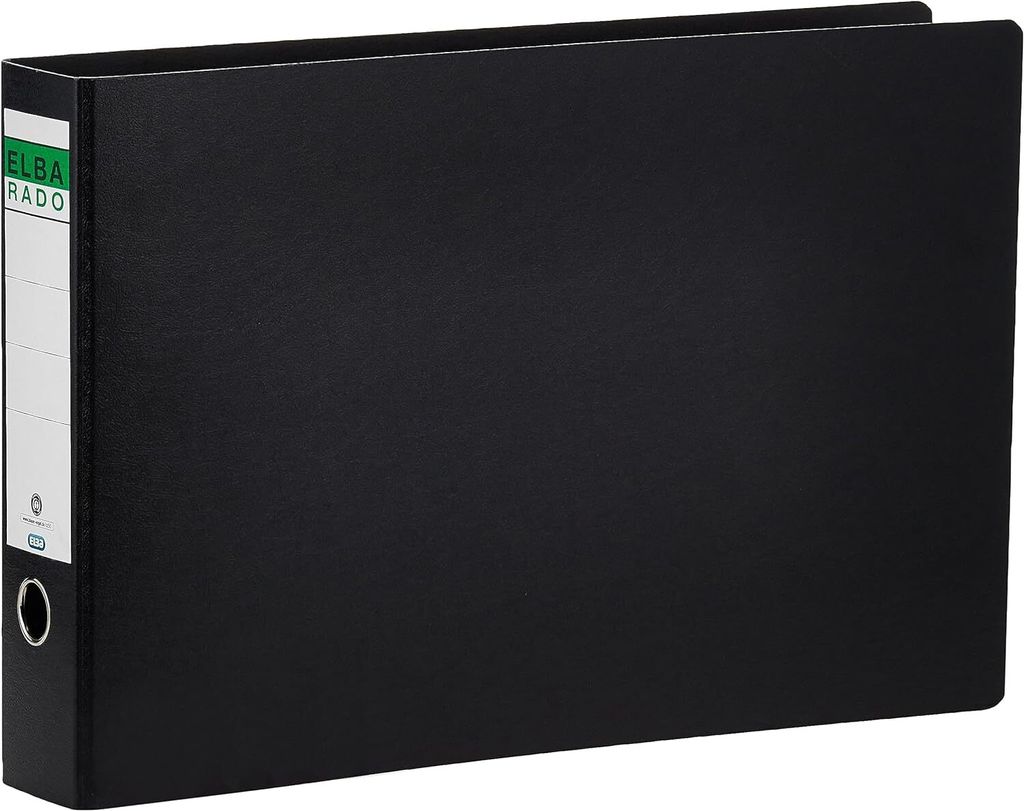 ELBA Ordner rado DIN A3 quer Rückenbreite: 80 mm schwarz