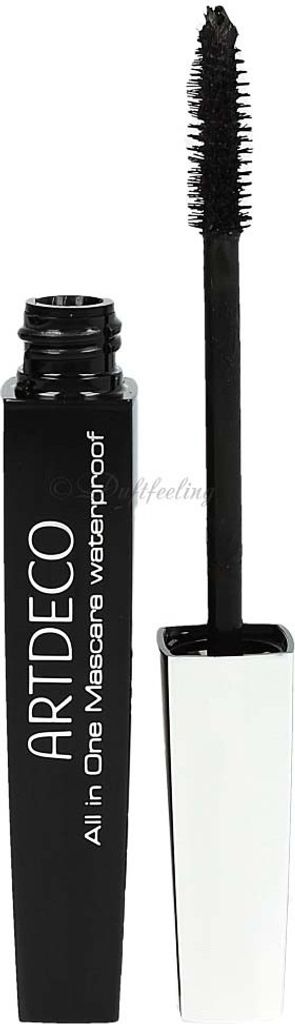 Artdeco All In One Mineral Mascara Waterproof wasserfeste Wimperntusche für verlängerte Wimpern und Volumen Black 10 ml