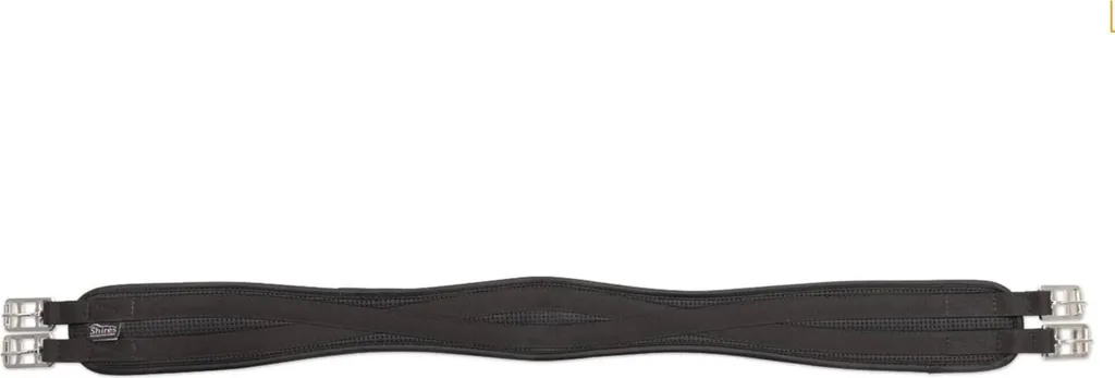 Sangle de dressage anti-ruissellement 96cm Shires Noir ER103 robuste