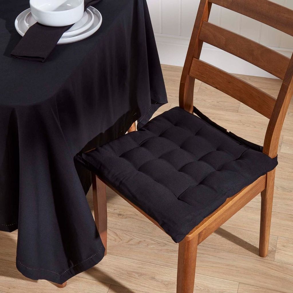 HOMESCAPES 6er-Set Sitzkissen aus 100% Baumwolle, 40 x 40 Produktbild 2