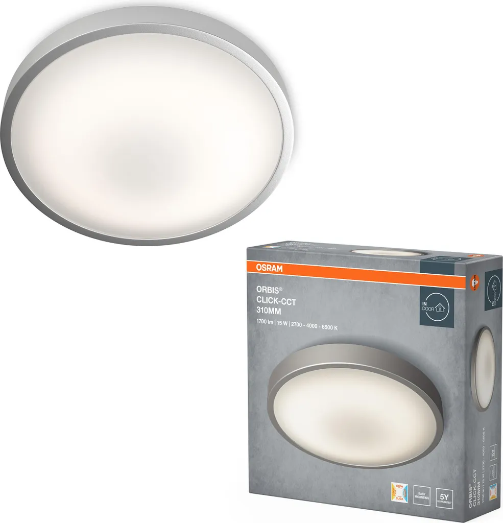 Plafonnier LED et Applique Murale Design avec Blanc Variable par Switch - 4