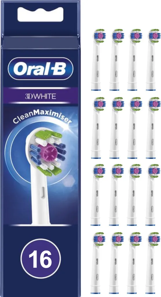 Recensione Oral-B 3D White 16 Pack - Testine CleanMaximizer Originali