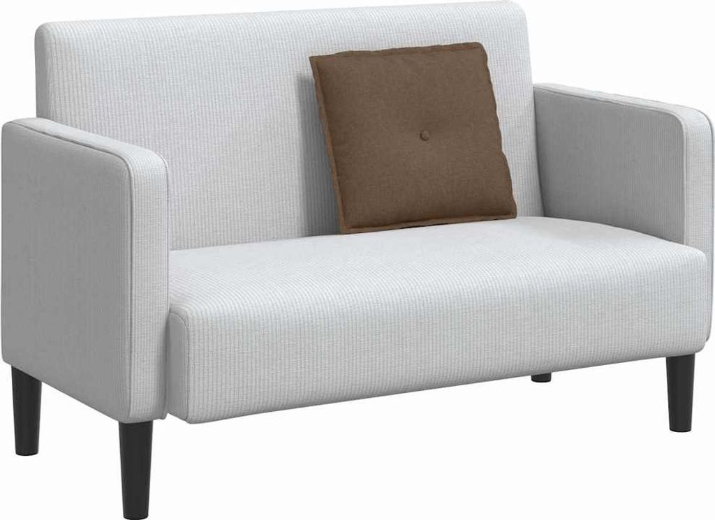 Stabli Rückenkissen Braun 50 x 19 x 45cm Stoff - Dekokissen DE746360 - Dekokissen