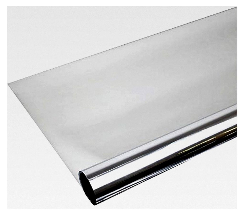 Fenster Spiegelfolie Silber Sichtschutzfolie 91cm Breite Selbstklebend