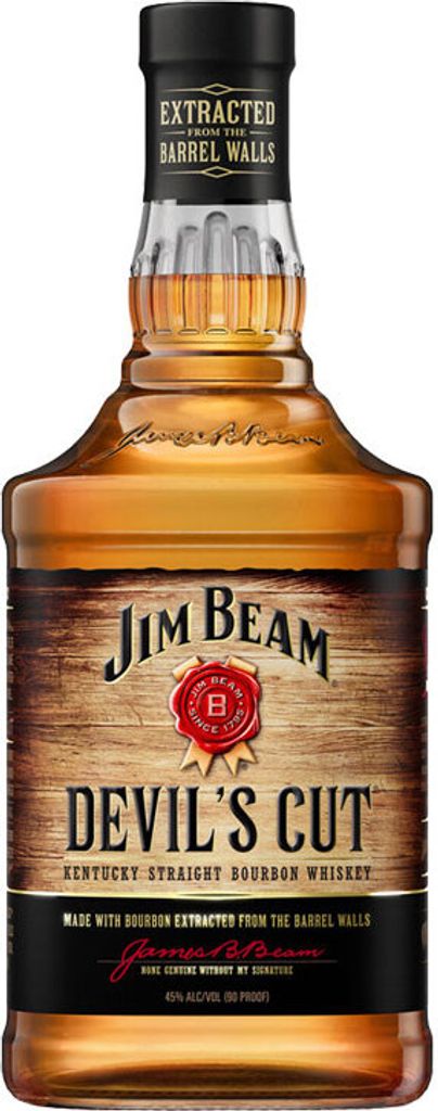 Jim Beam Devils Cut Kentucky Straight Bourbon 45% 1,0L Produktbild 