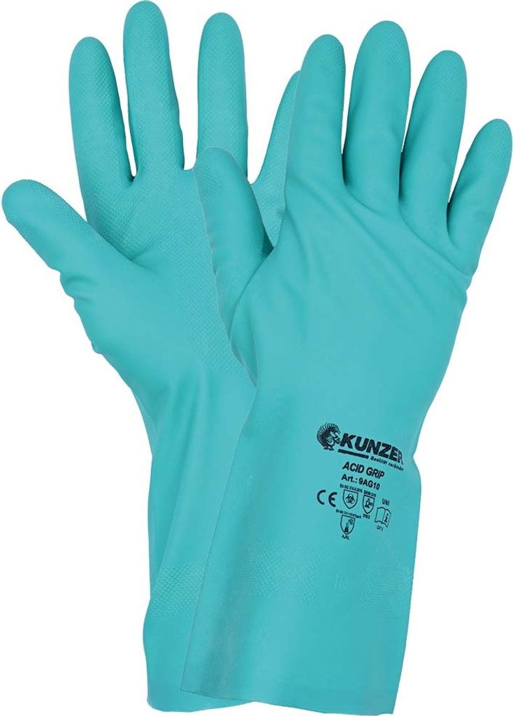 Kunzer ACID GRIP - Größe: Uni Arbeitshandschuh VE=12 Paar 9AG10