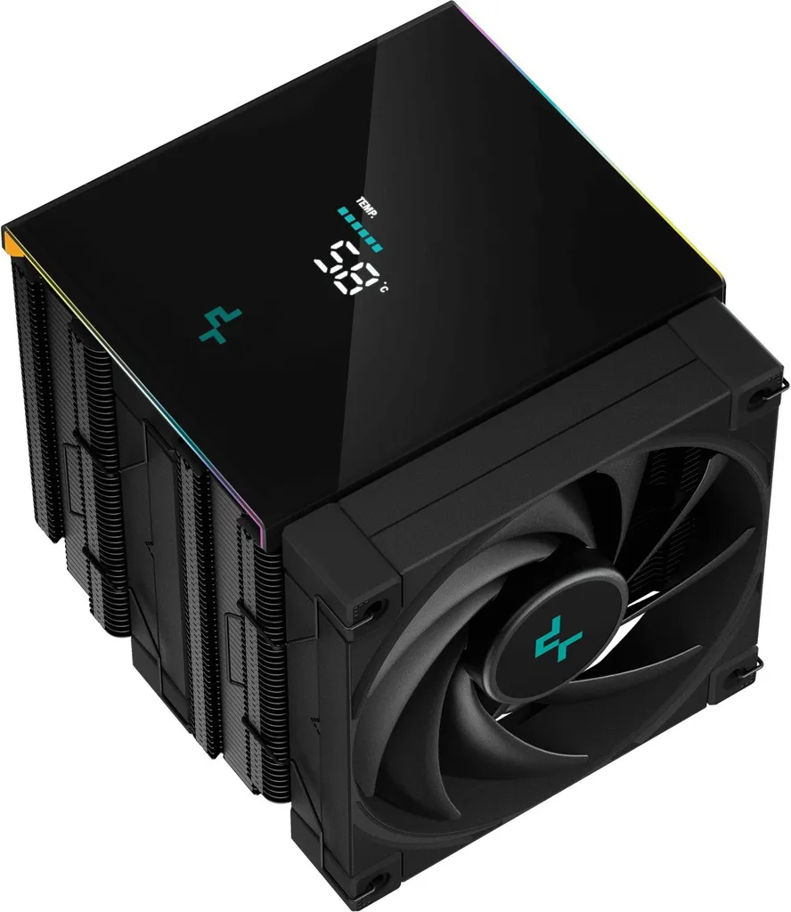 Refroidisseur CPU Deepcool AK620 DIGITAL pour Gaming Intense et Travail - 10