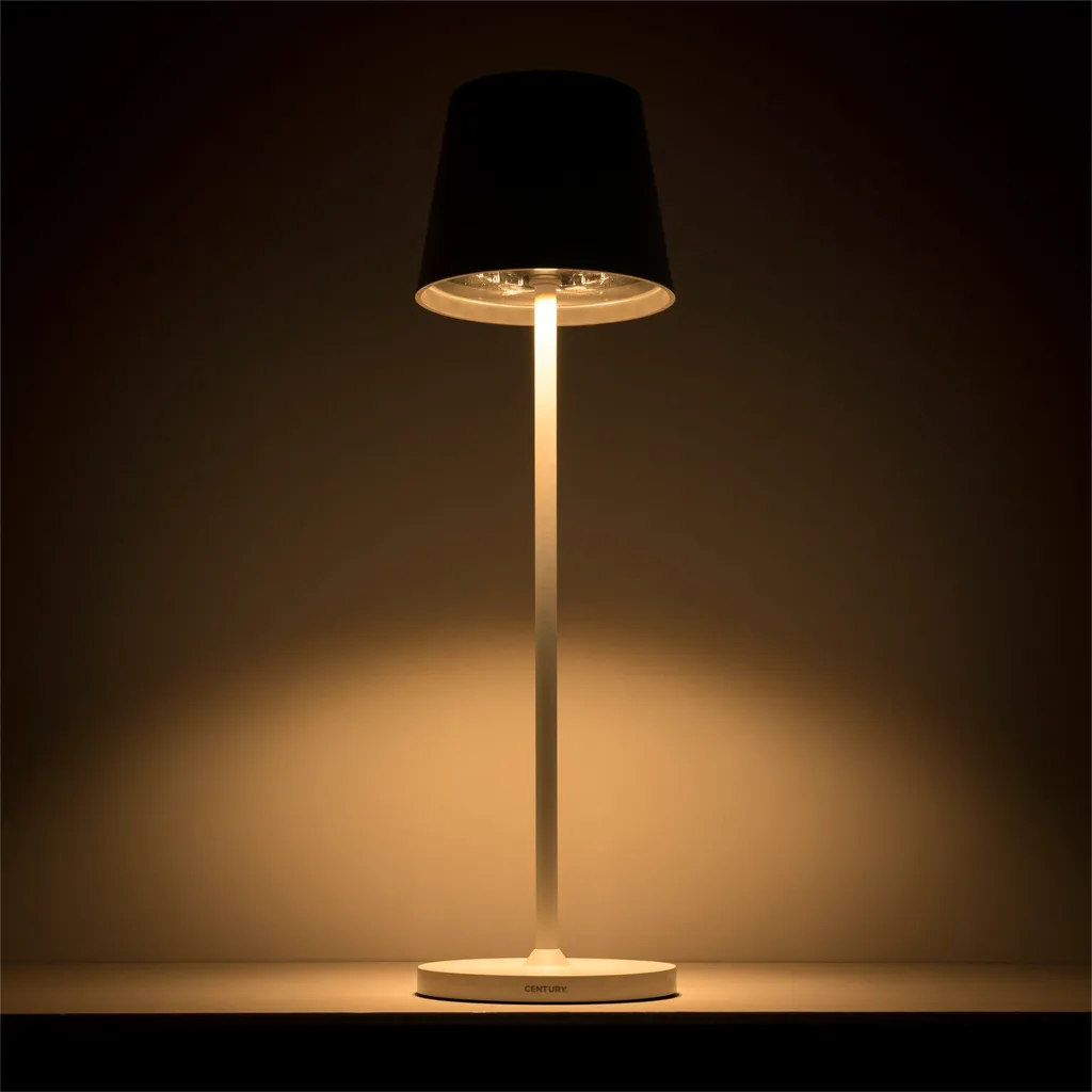 Lampe LED rechargeable LUME Plus blanche 2,2W dimmable étanche IP54