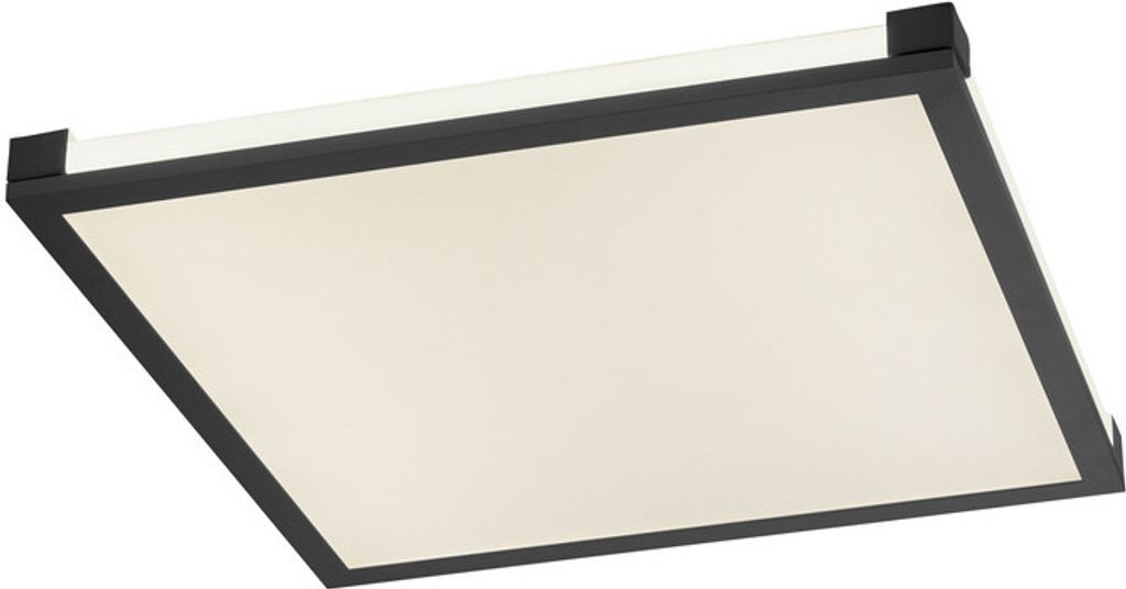 JUST LIGHT LED Deckenlampe MARIO flach Panel, CCT-Farbtemperaturregelung, RGB- Farbwechselfunktion Wohnbereich, z.B. Wohnzimmer, Schlafzimmer, Essz...