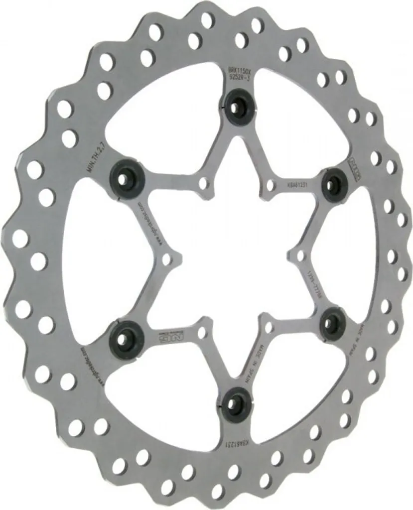 Disque de frein flottant NG Wavy 270mm 6 trous pour TM 125-530cc 98-15