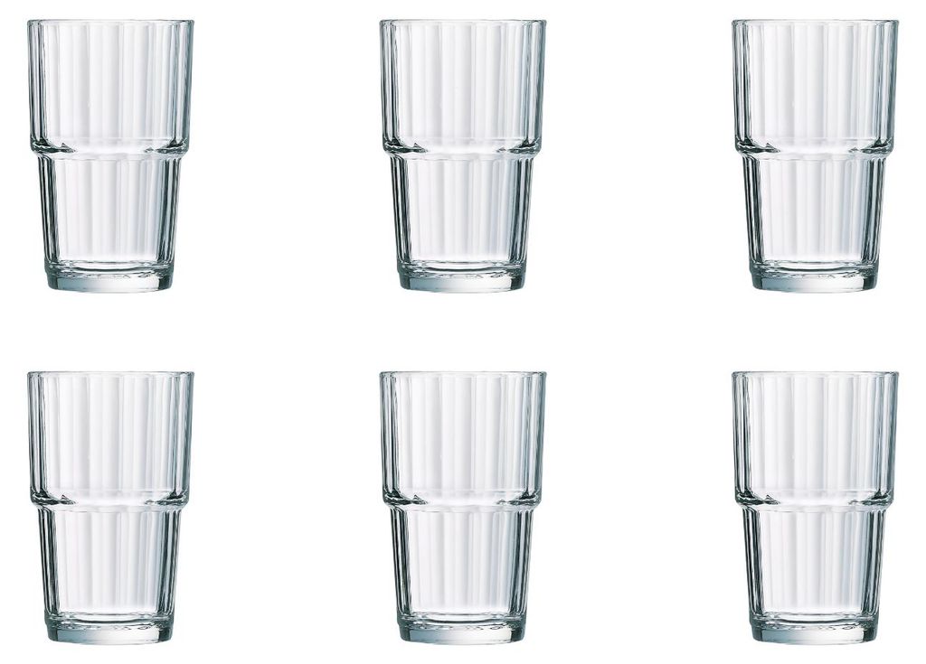 Arcoroc Longdrink Norvege 27 cl - Transparent 6 Stück Produktbild 