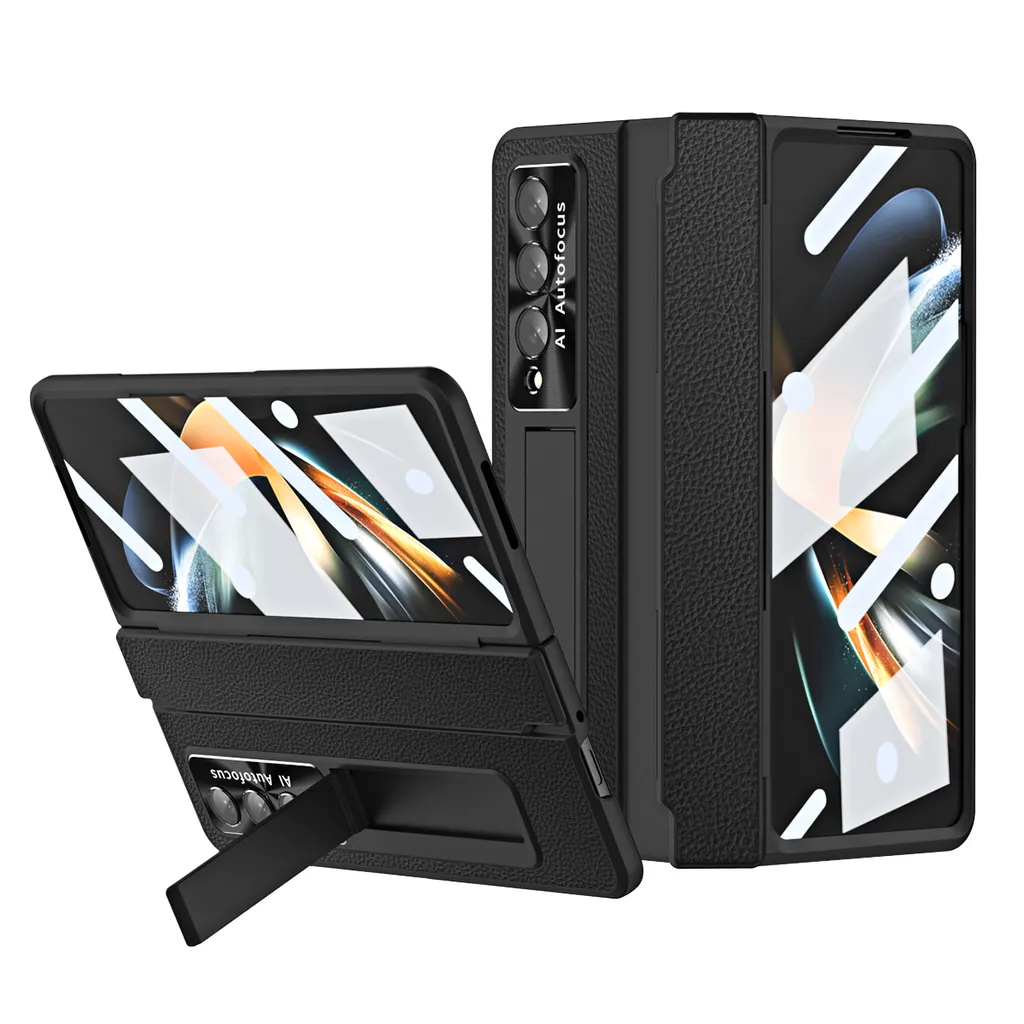 Custodia Samsung Z Fold 4 Litschi - Stile e Sicurezza Display - 2