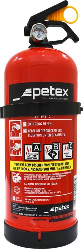 2kg Feuerlöscher nach DIN EN3 Dauerdrucklöscher mit Produktbild 