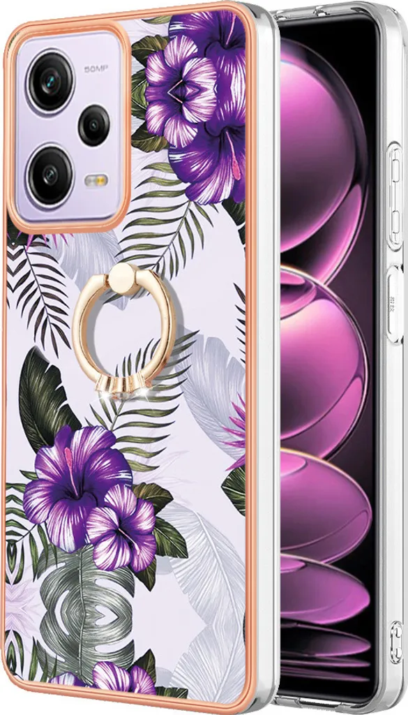 Custodia Protettiva TPU Xiaomi Poco X5 Pro 5G con Ring Stand