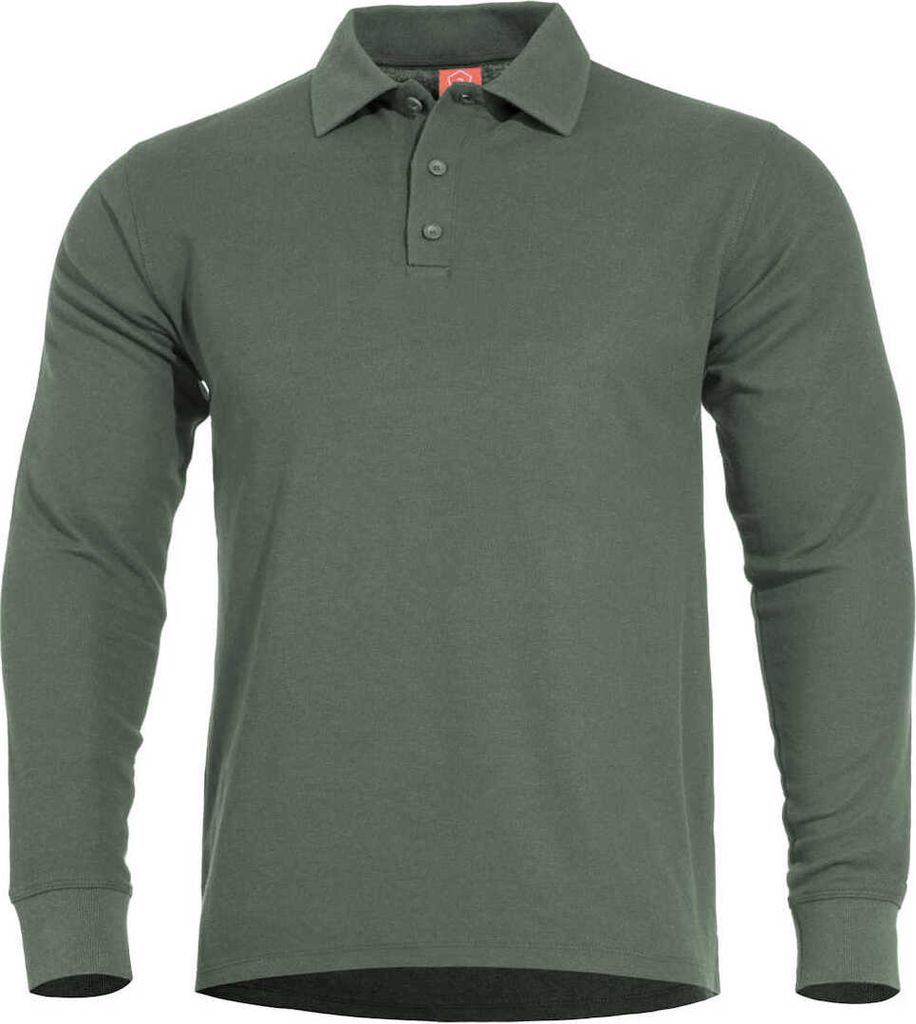 Pentagon Aniketos Langarm-polo Grün XL Herren Grün XL