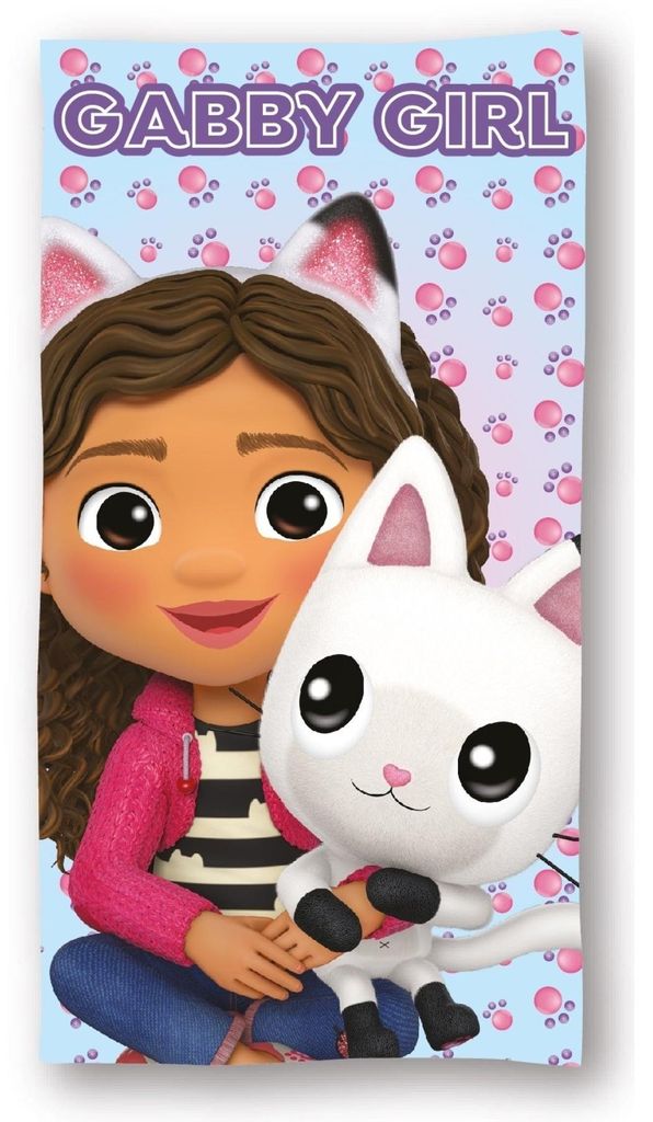 Gabby´s Dollhouse Strandhandtuch Mikrofaser 140x70 – Produktbild 