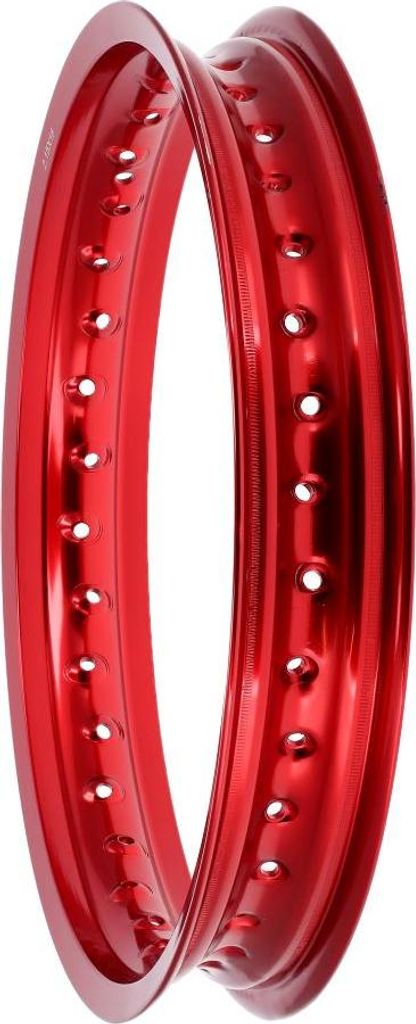 Felge 2,15 x 16" Alufelge, Rot eloxiert - für MZ ES175, ES250, ES300, ETS250, TS250, ETZ251, ETZ301