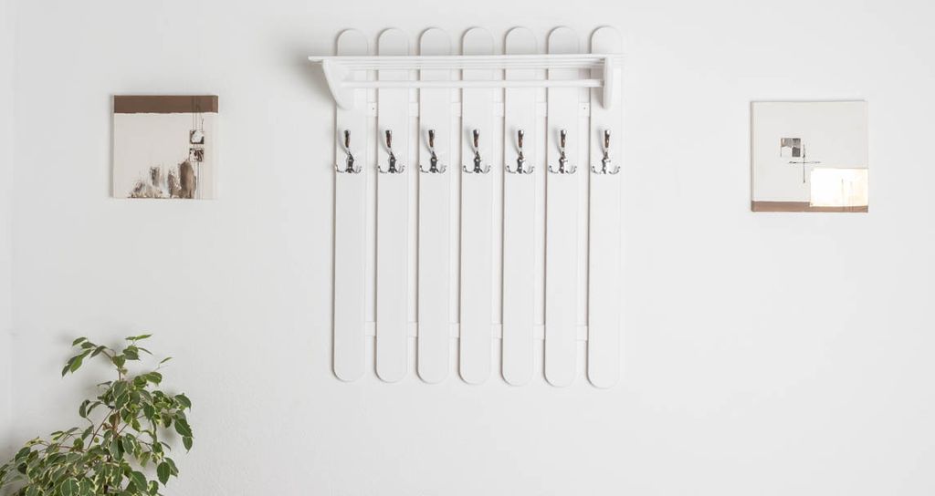 Wandgarderobe 80 cm breit